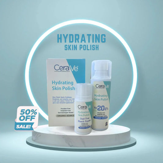 Cerave Hydrating Skin Polish - 200ml & 100 Gm