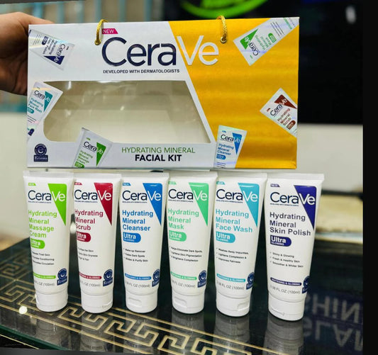 CeraVe Hydrating Mineral Facial Kit (6 In 1)